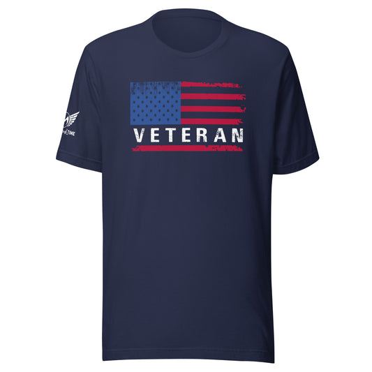 Veteran USA Flag Unisex t-shirt