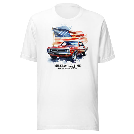 Watercolor American Muscle Unisex t-shirt