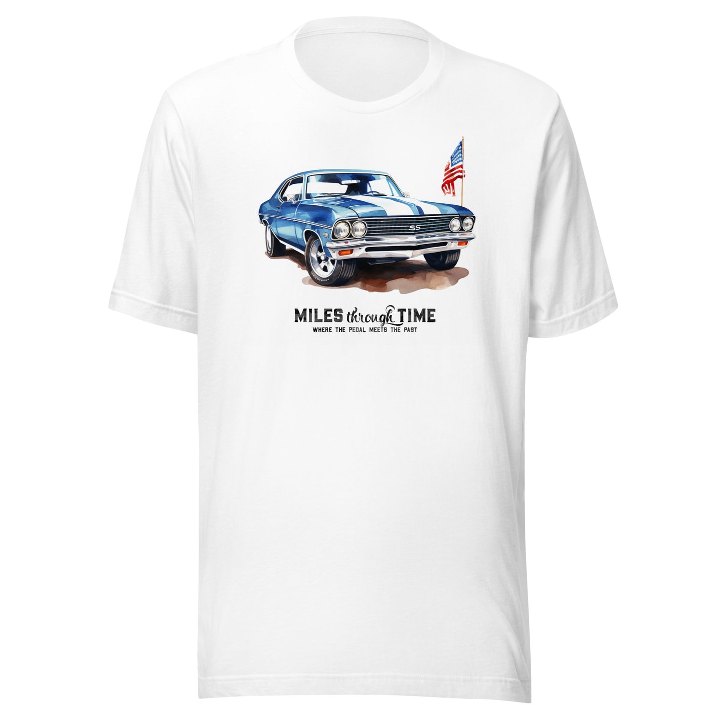 Watercolor American Muscle Unisex t-shirt