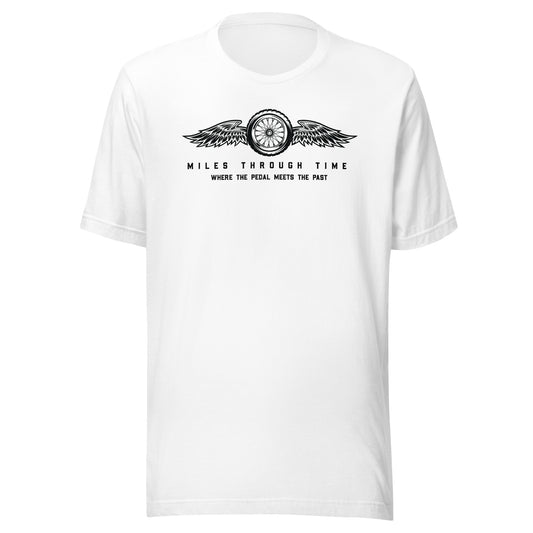 Miles Through Time Wings Unisex t-shirt